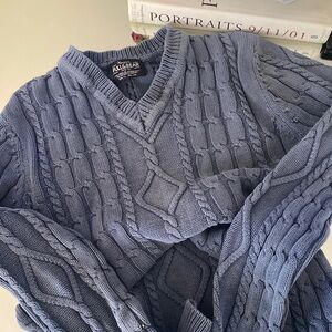 Pull & Bear Cable knit 100% Cotton Pullover Sweater Size S/M